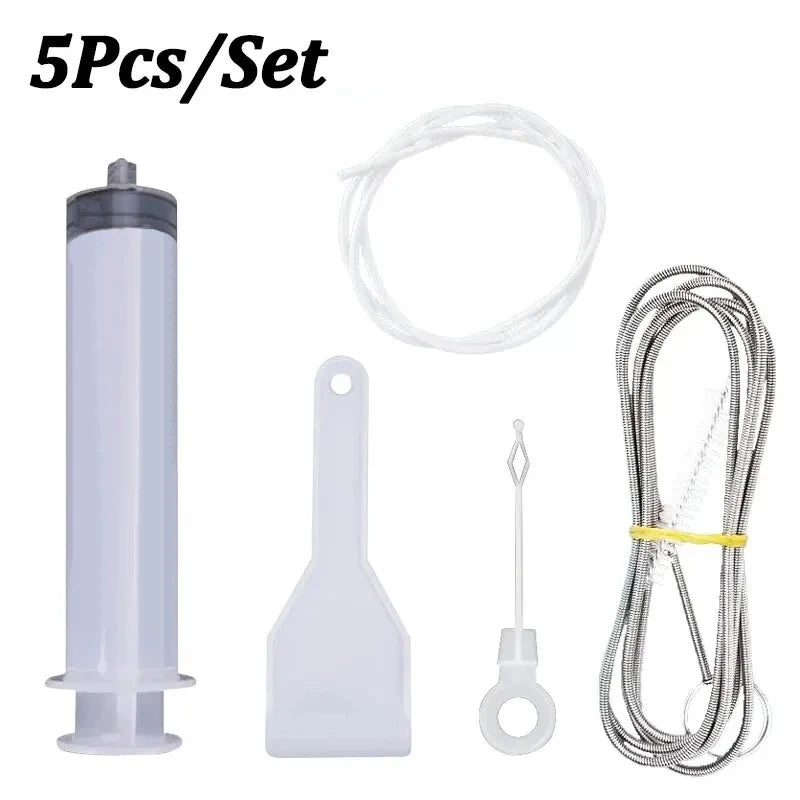 5/6 Pcs Refrigerator Drain Hole Clog Remover – Hole Cleaning Brush & Water Outlet Cleaner – Home Cleaning & Unclogging Tools