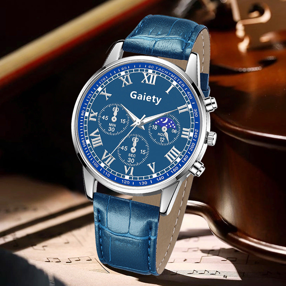Fashion Quartz Watch for Men with Multiple Functions